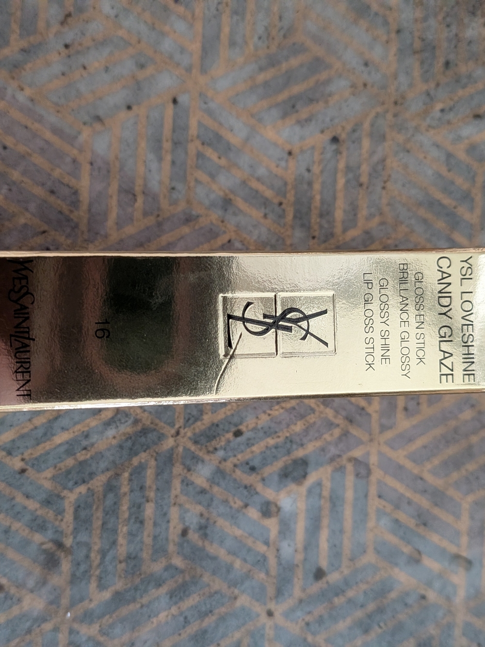 Yves Saint Laurent YSL LoveShine Candy Glaze Lip Gloss - Gold Box